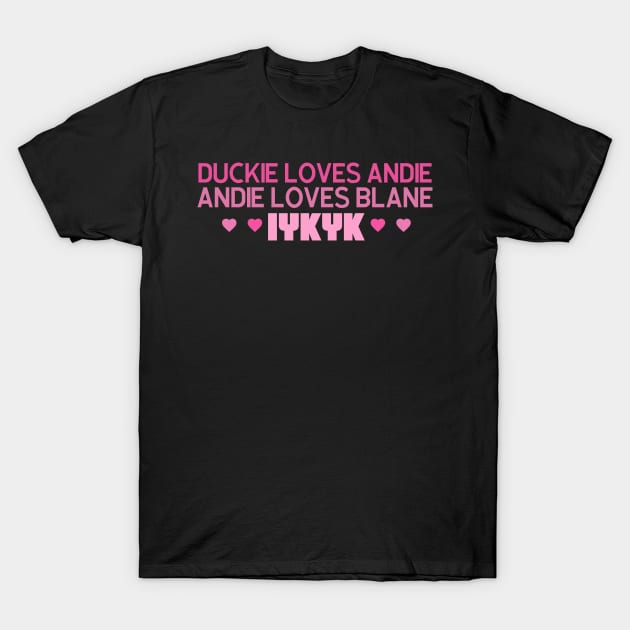 Pretty in Pink Love Triangle T-Shirt by Queen of the Minivan